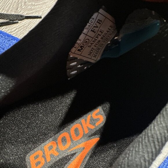 Brooks Hyperion Gray Orange Blue  Running Shoe Men Sz 9  SAMPLE main image 6